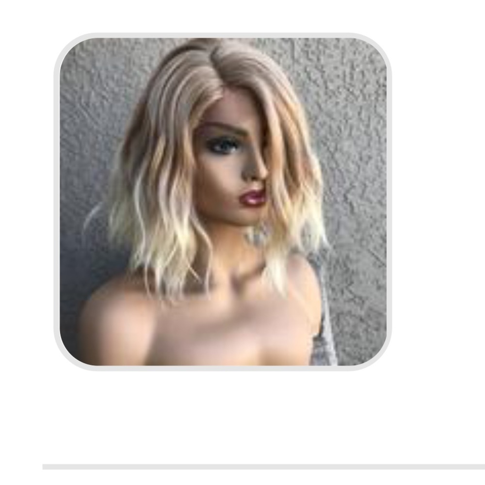 Lace front (already cut) synthetic wig